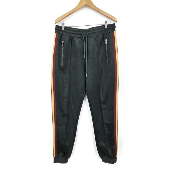 Jared Lang Other - Jared Lang After Hours Track Pants Men L Green Stripe